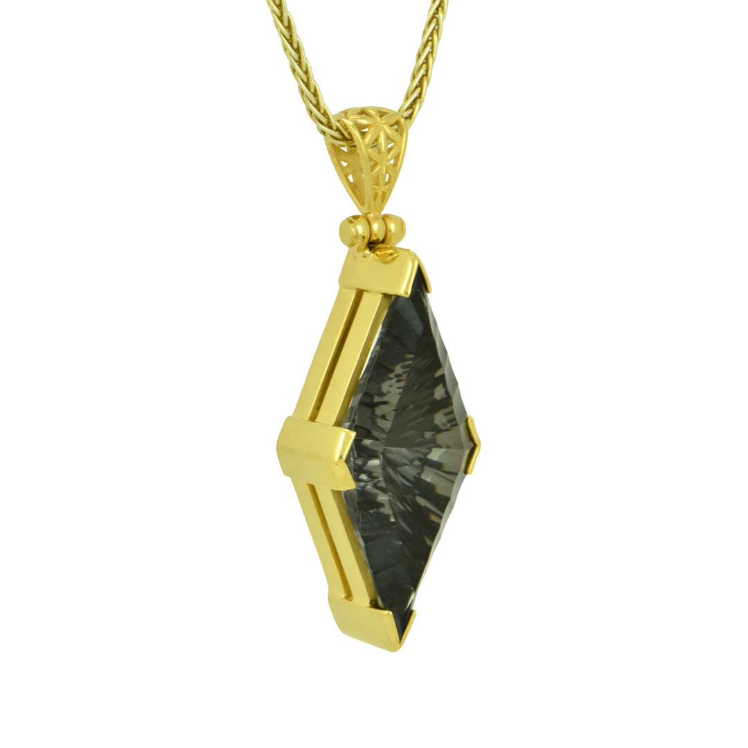 Midnight Mystic Quartz Pendant