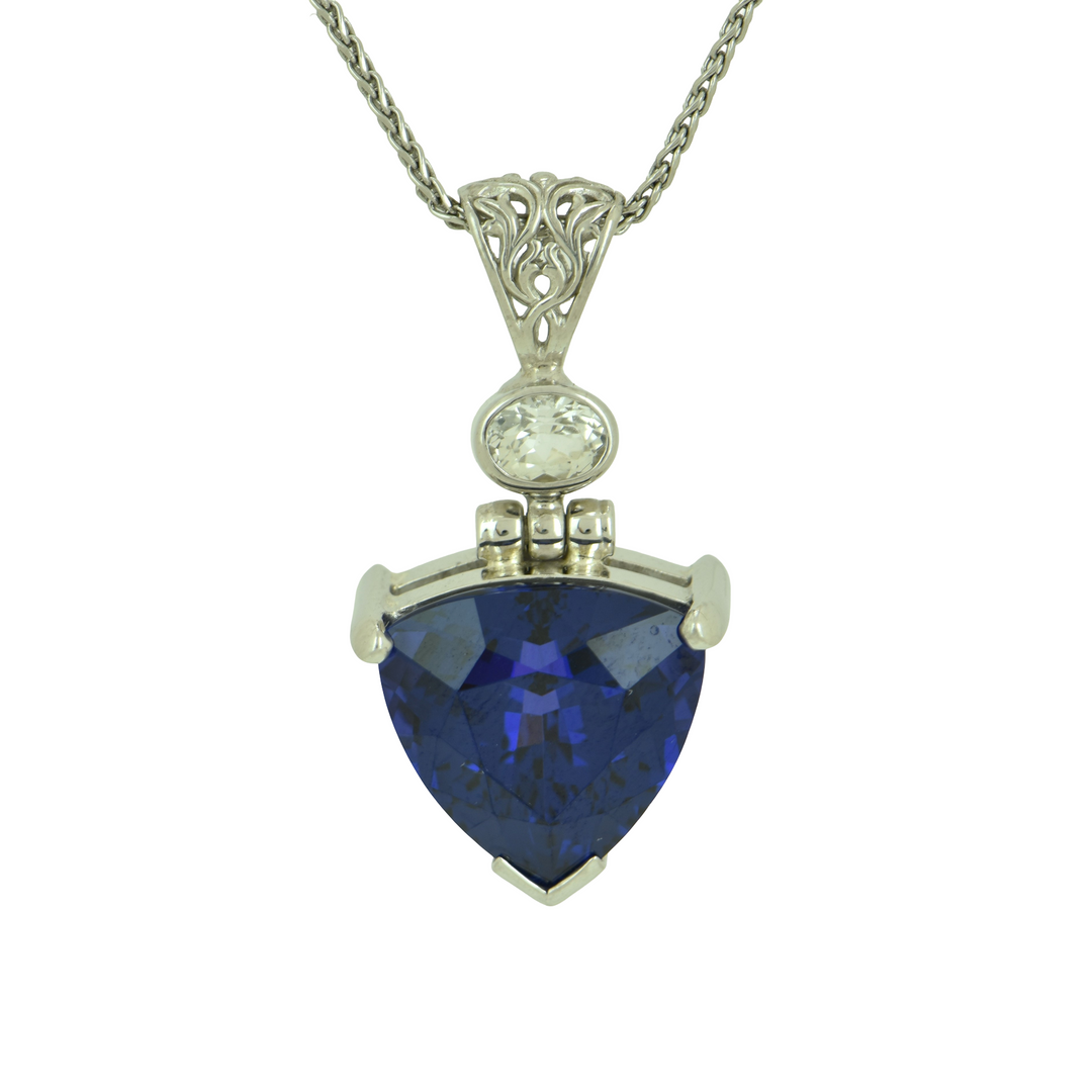 Zao Gongen YAG Tanzanite Pendant