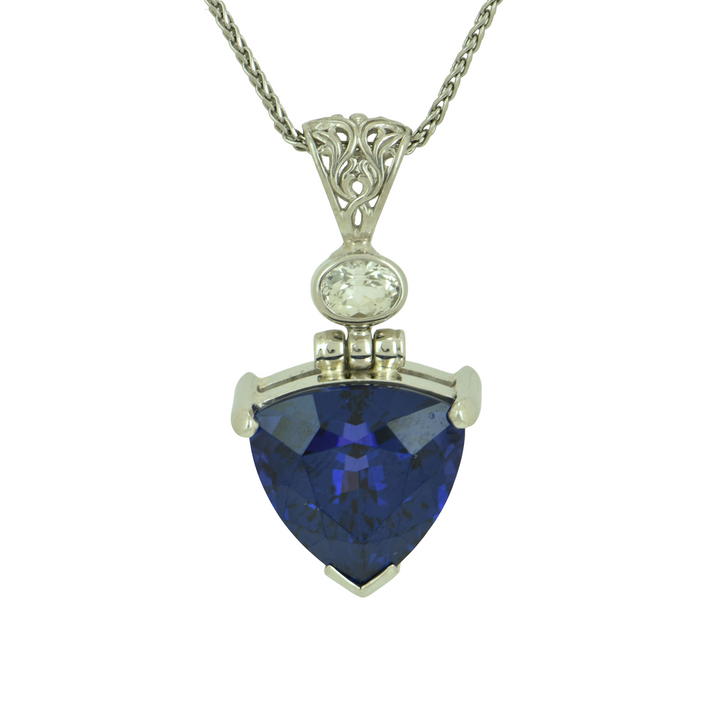 Zao Gongen YAG Tanzanite Pendant