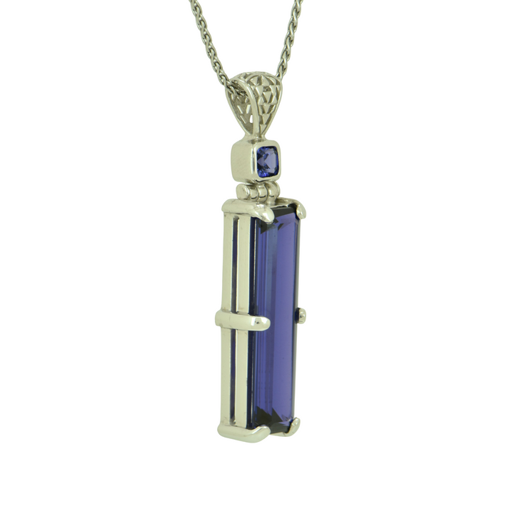 Zao Gongen YAG Tanzanite Pendant