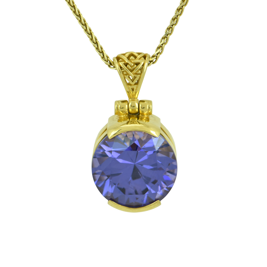 Zao Gongen YAG Tanzanite Pendant