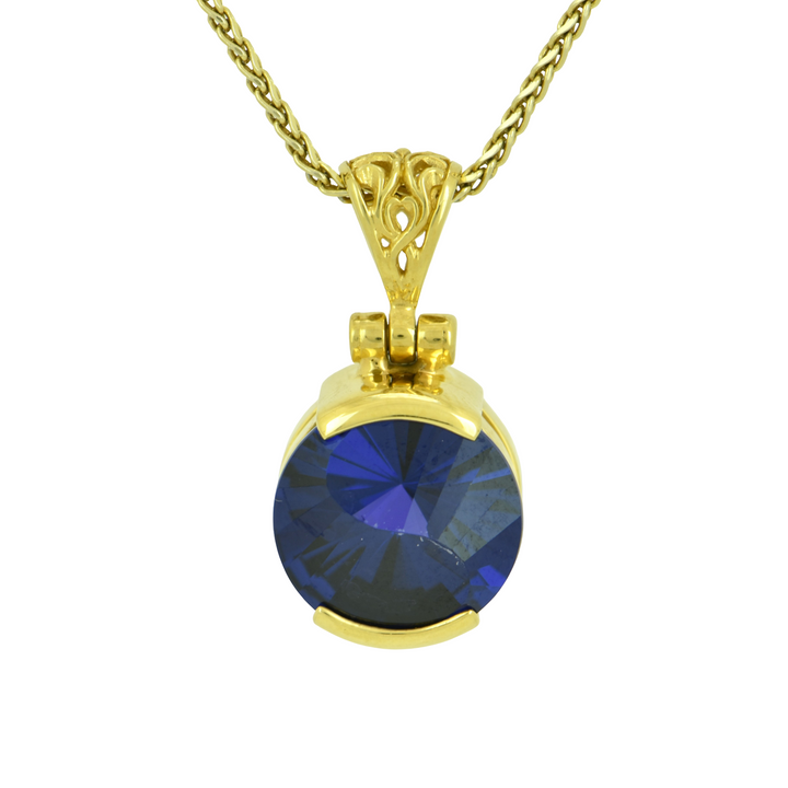 Zao Gongen YAG Tanzanite Pendant