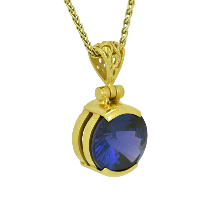 Zao Gongen YAG Tanzanite Pendant