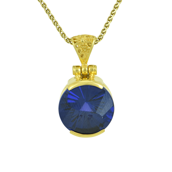 Zao Gongen YAG Tanzanite Pendant