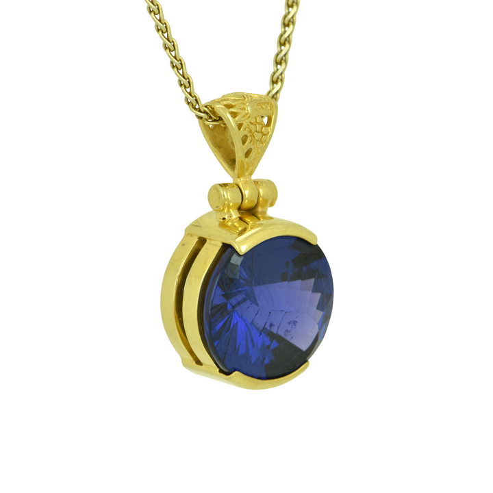 Zao Gongen YAG Tanzanite Pendant