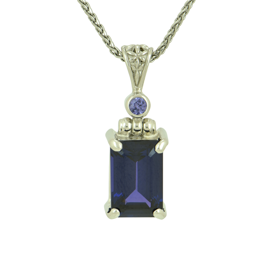 Zao Gongen YAG Tanzanite Pendant