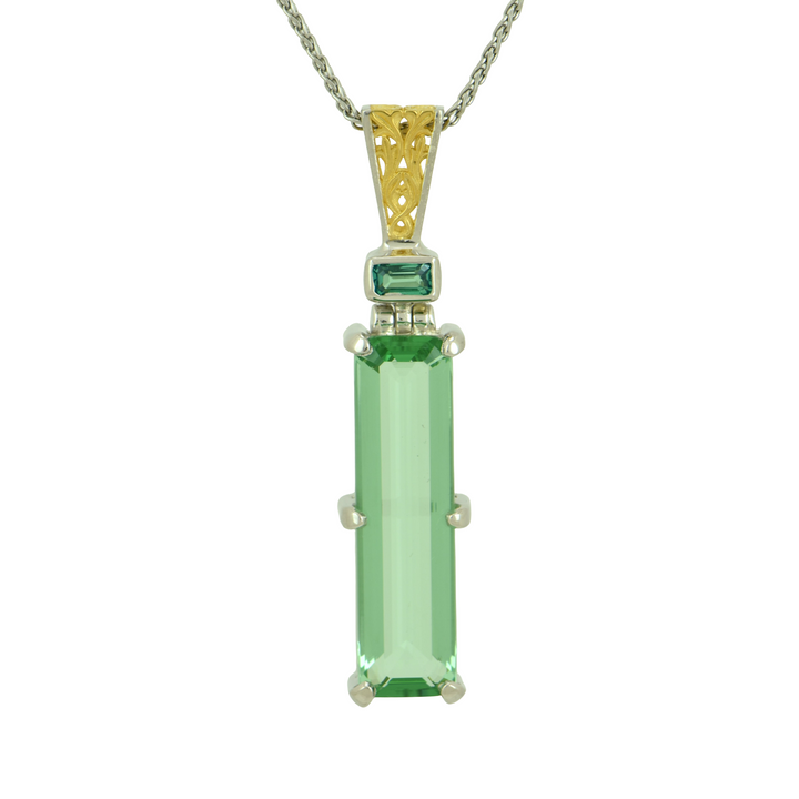 Green Obsidian Pendant