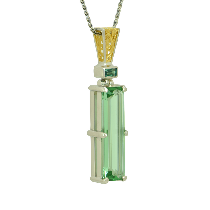 Green Obsidian Pendant