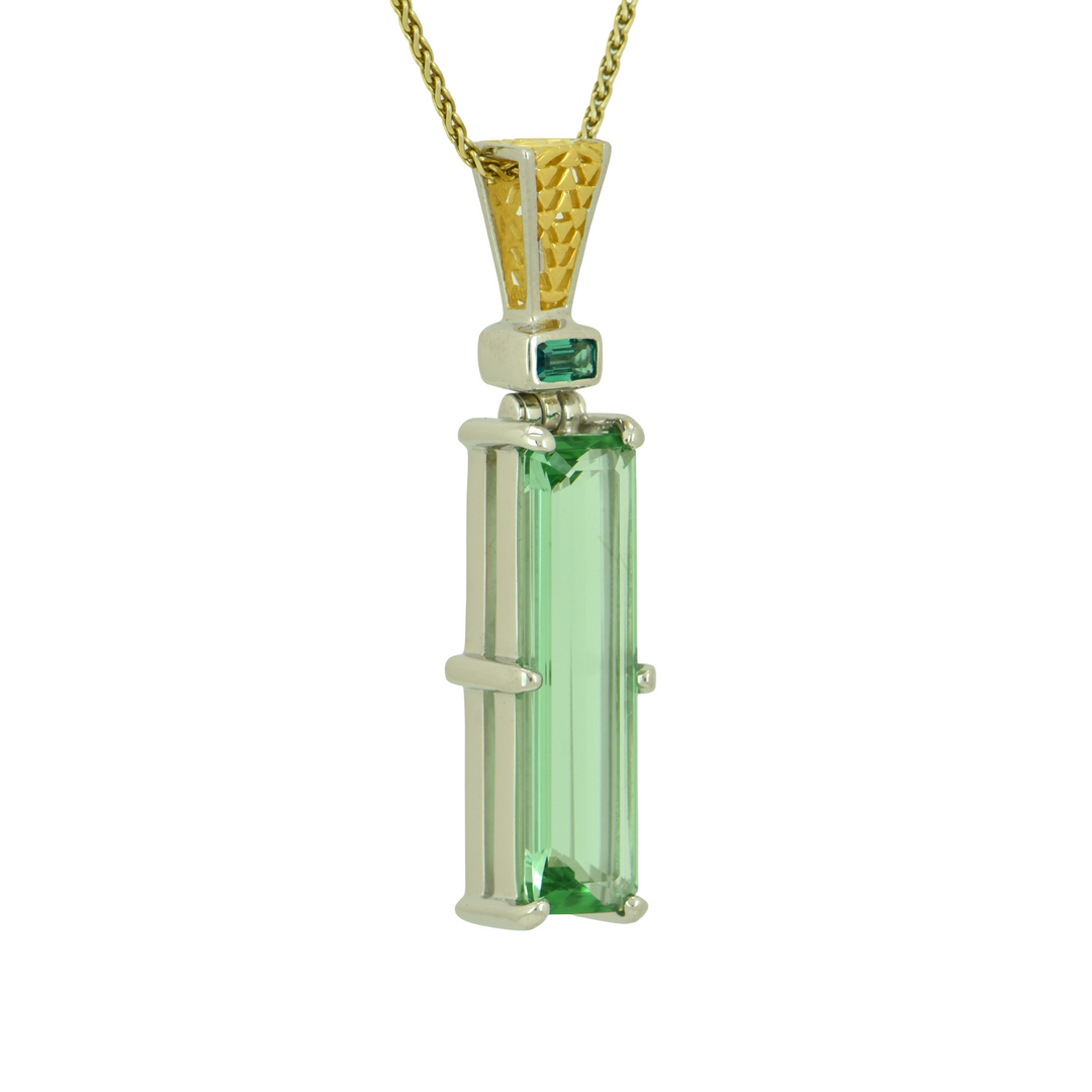 Green Obsidian Pendant