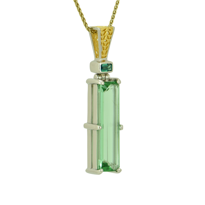 Green Obsidian Pendant