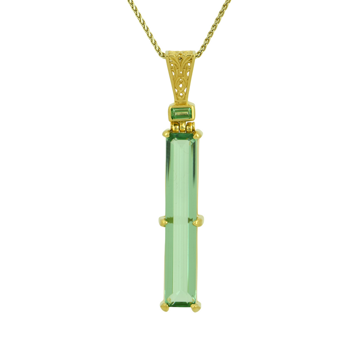 Green Obsidian Pendant