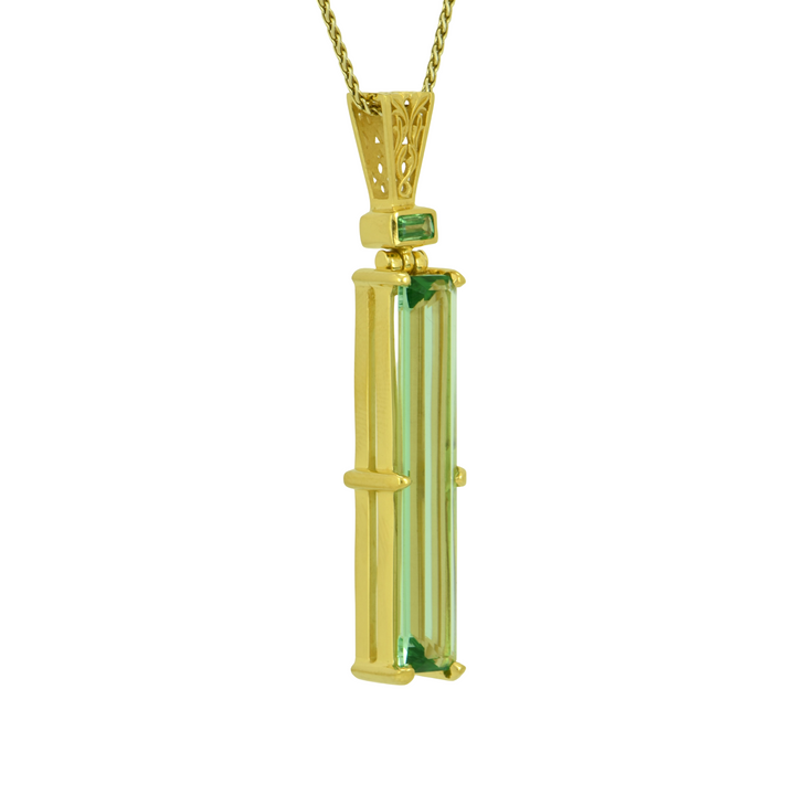 Green Obsidian Pendant