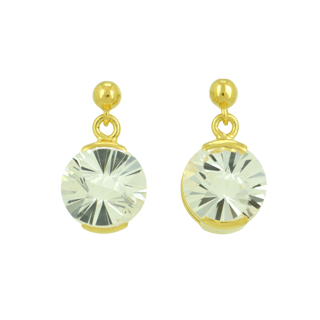 White Sapphire Earrings