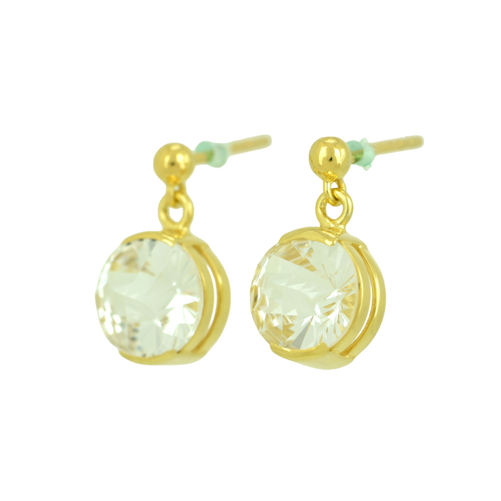 White Sapphire Earrings