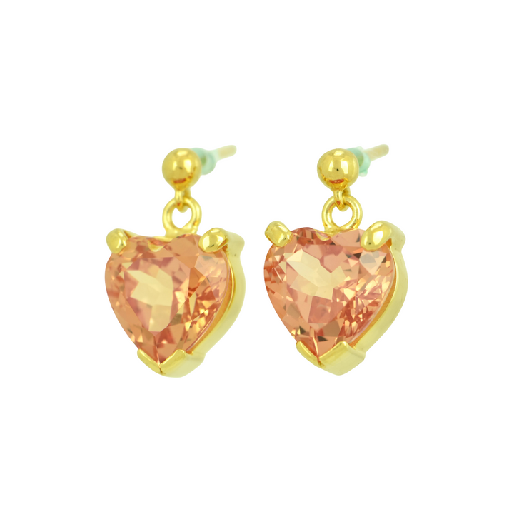 Imperial Pink Sapphire Earrings