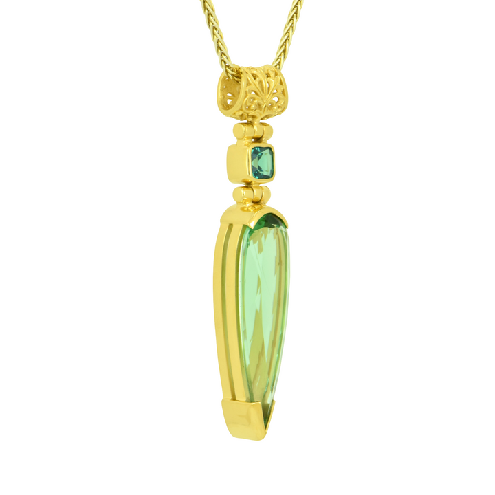 Green Obsidian Pendant