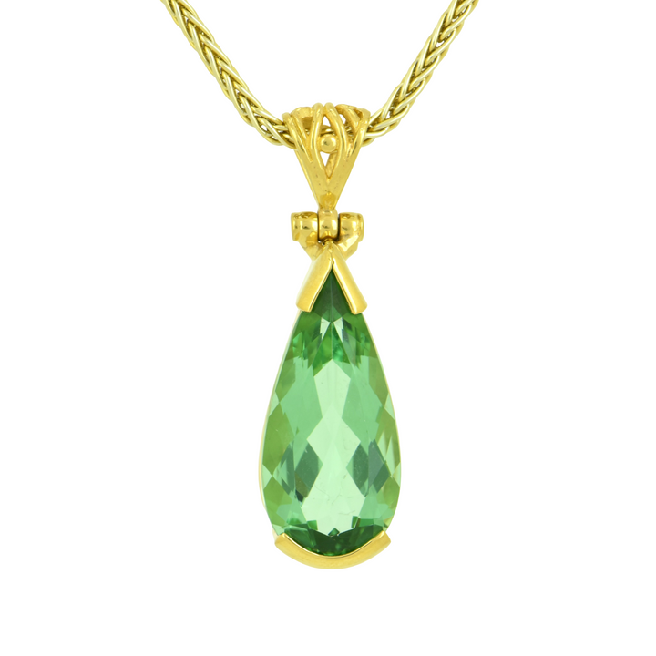 Green Obsidian Pendant
