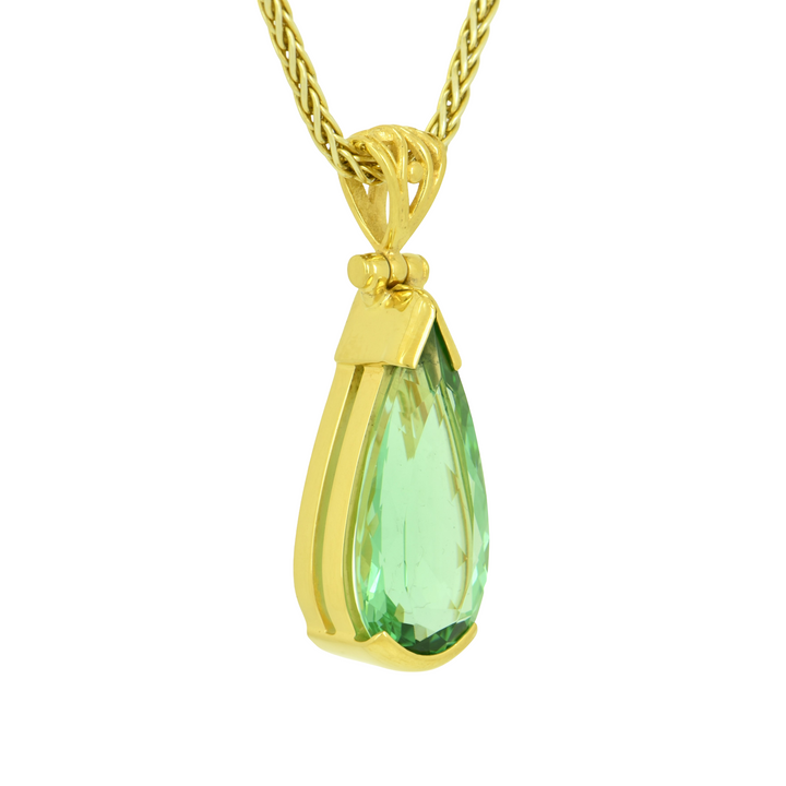 Green Obsidian Pendant