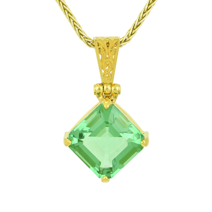 Green Obsidian Pendant