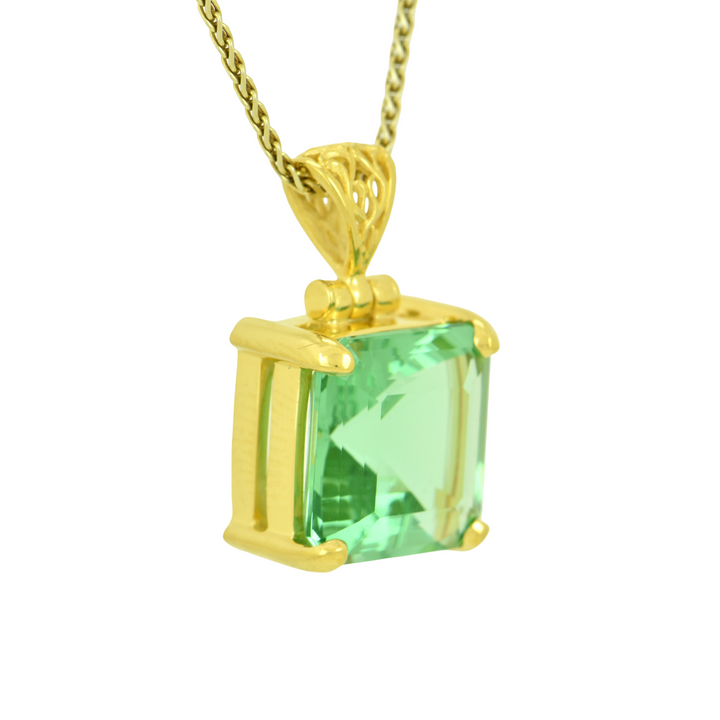 Green Obsidian Pendant