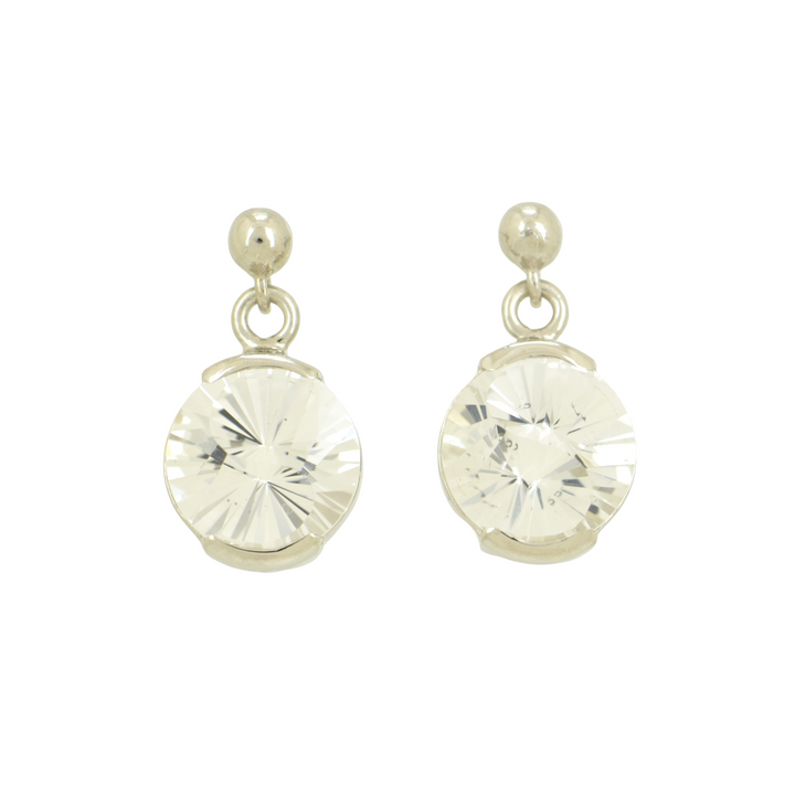 White Sapphire Earrings