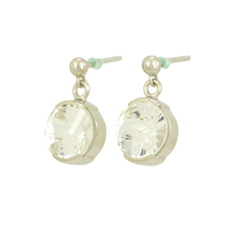 White Sapphire Earrings