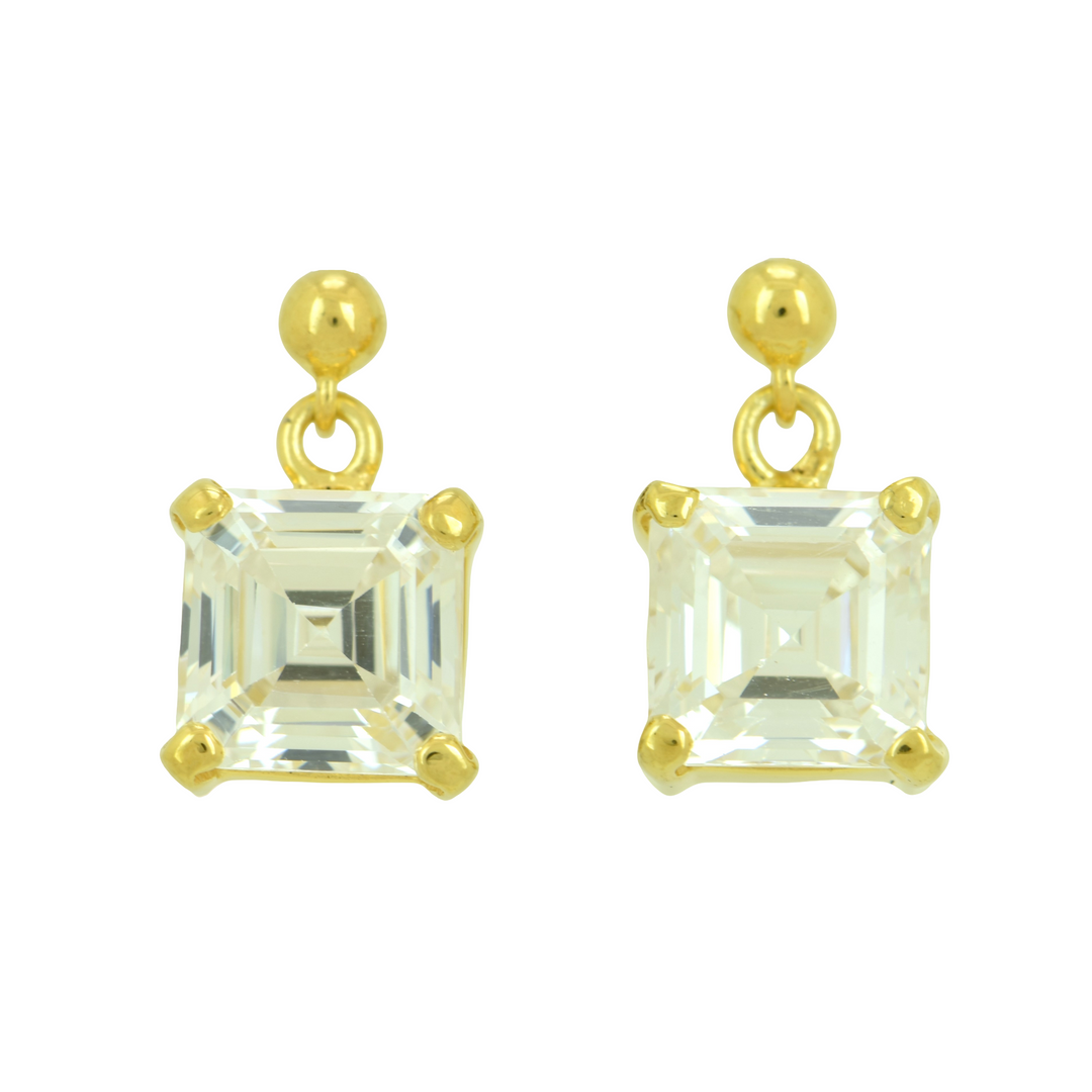 Diamond Simulant Earrings