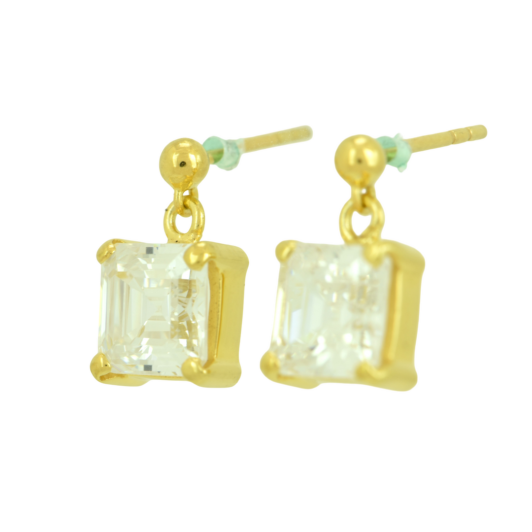 Diamond Simulant Earrings