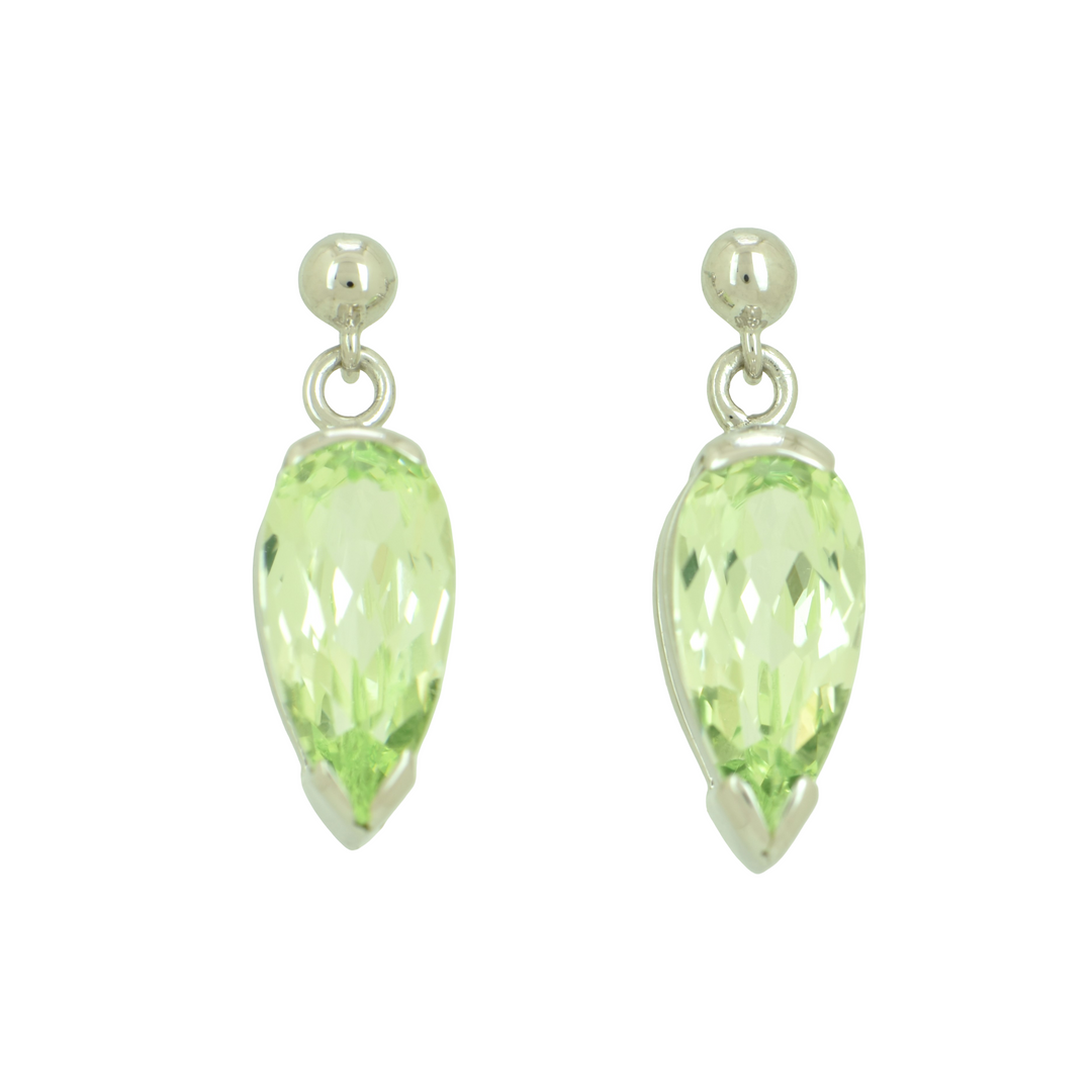Mint Green Spinel Earrings