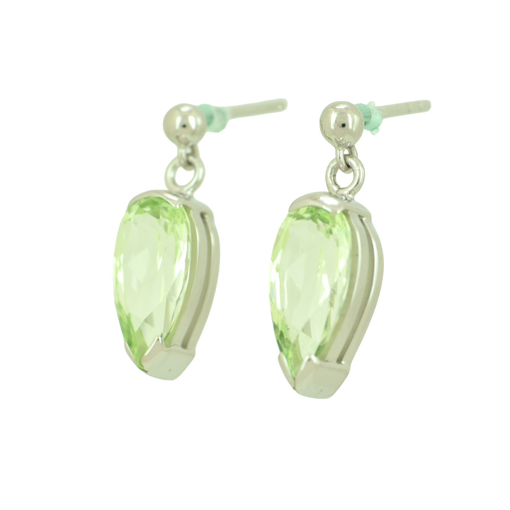 Mint Green Spinel Earrings