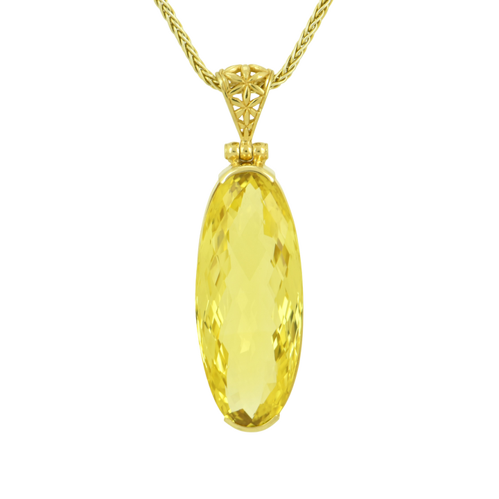 Yellow Sapphire Pendant