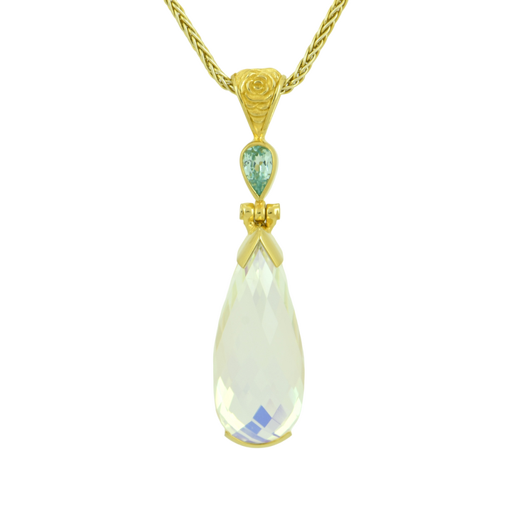 Angel Aura Sovereignty Mystic Quartz Pendant