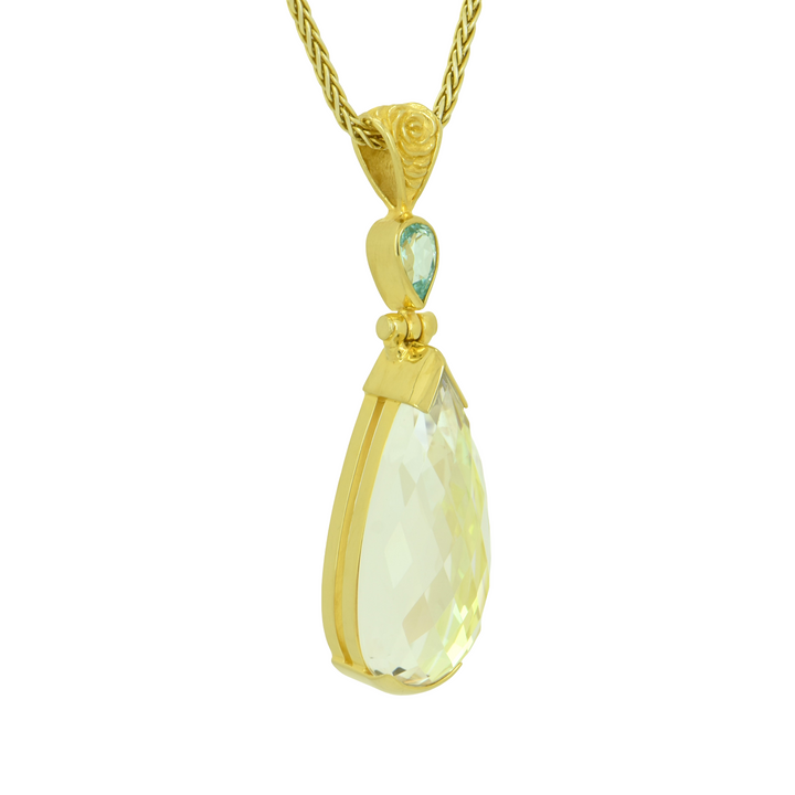 Angel Aura Sovereignty Mystic Quartz Pendant