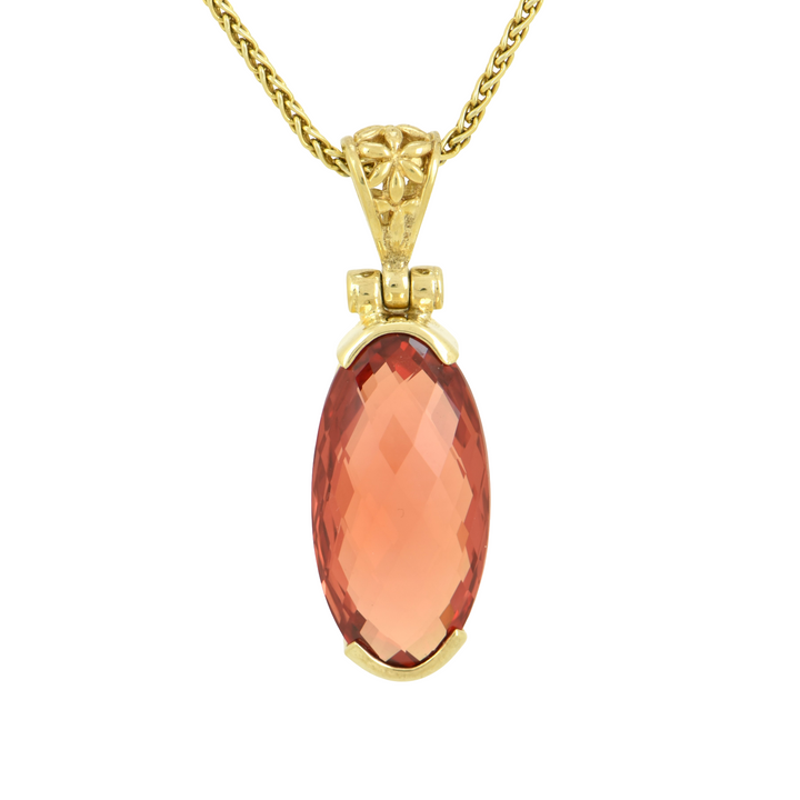 Padparadscha Sapphire Pendant