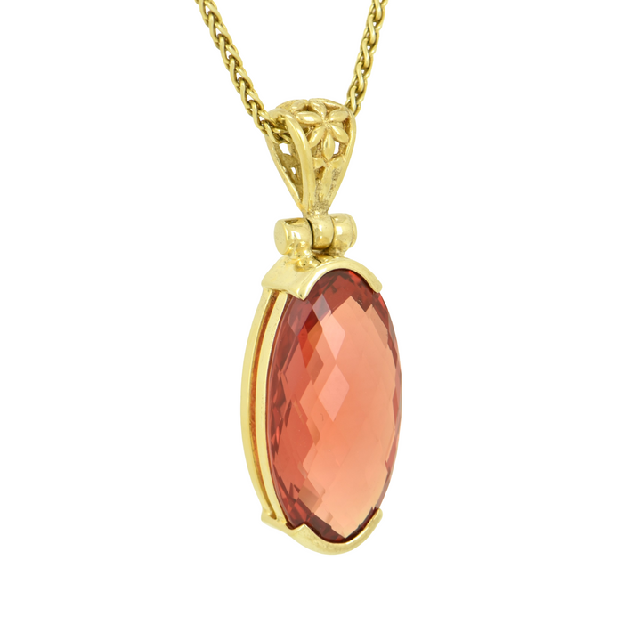 Padparadscha Sapphire Pendant