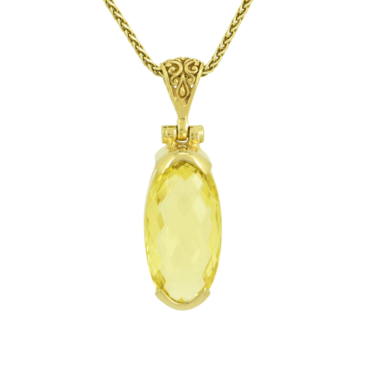 Yellow Sapphire Pendant
