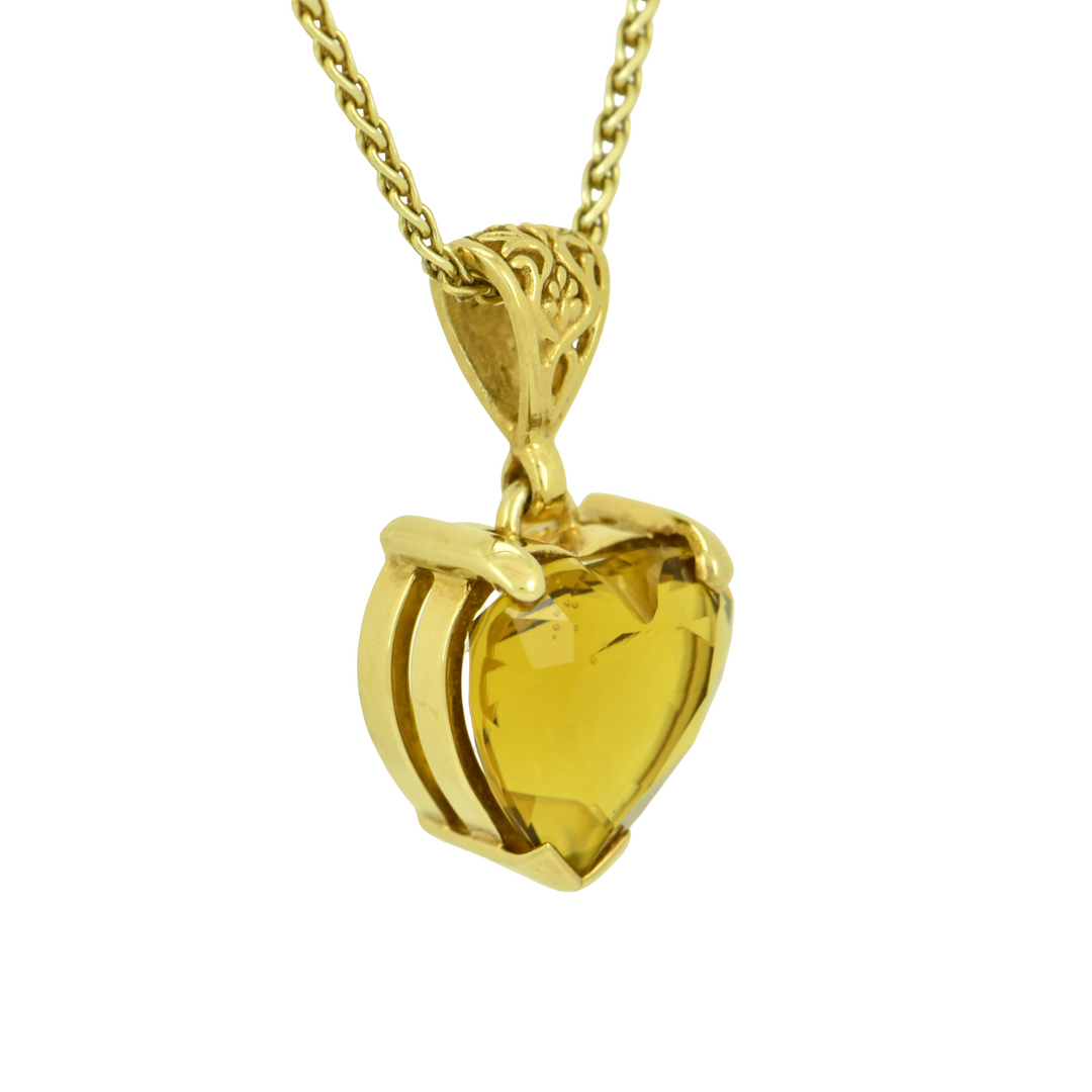 Golden Obsidian Pendant