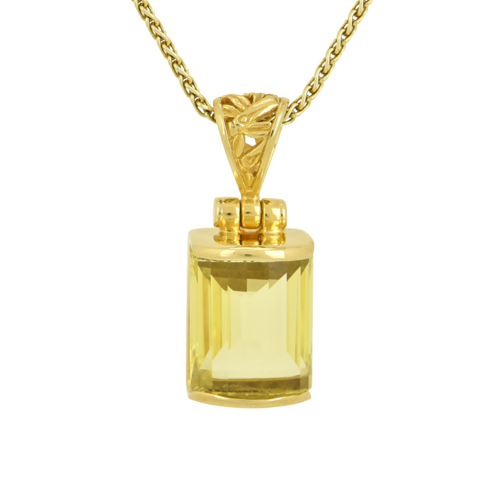 Yellow Sapphire Pendant