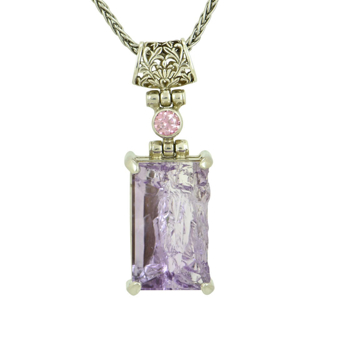 Lavender De Fleur Amethyst Angelic Reflections Pendant