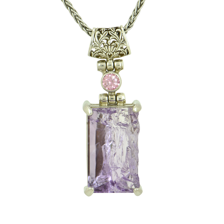 Lavender De Fleur Amethyst Angelic Reflections Pendant