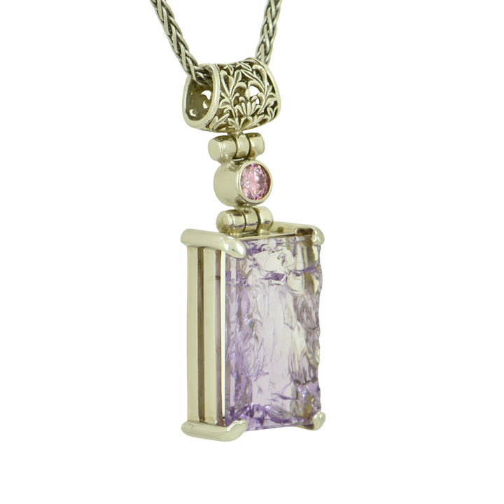 Lavender De Fleur Amethyst Angelic Reflections Pendant