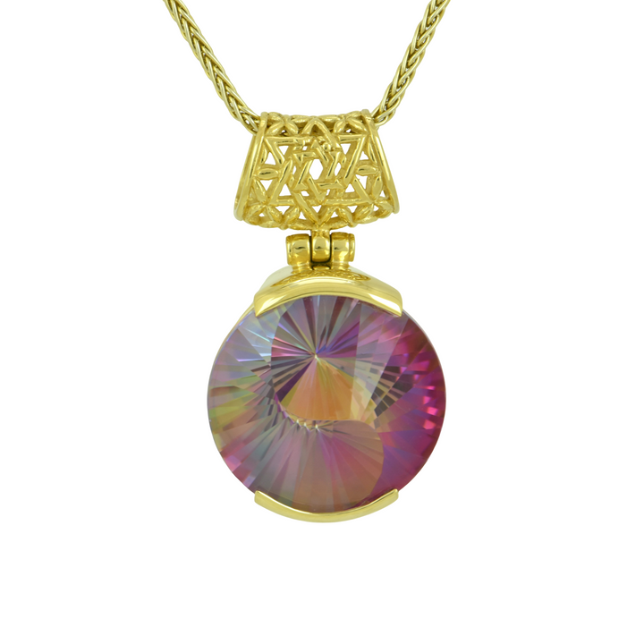 Sunstar Mystic Quartz Pendant