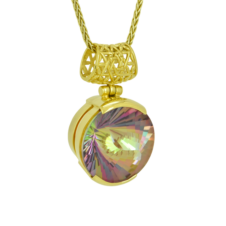 Sunstar Mystic Quartz Pendant