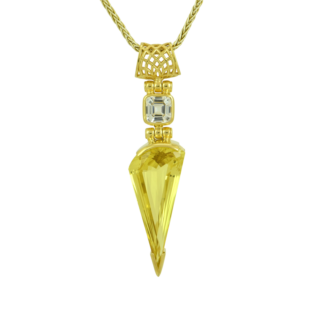 Yellow Sapphire Pendant