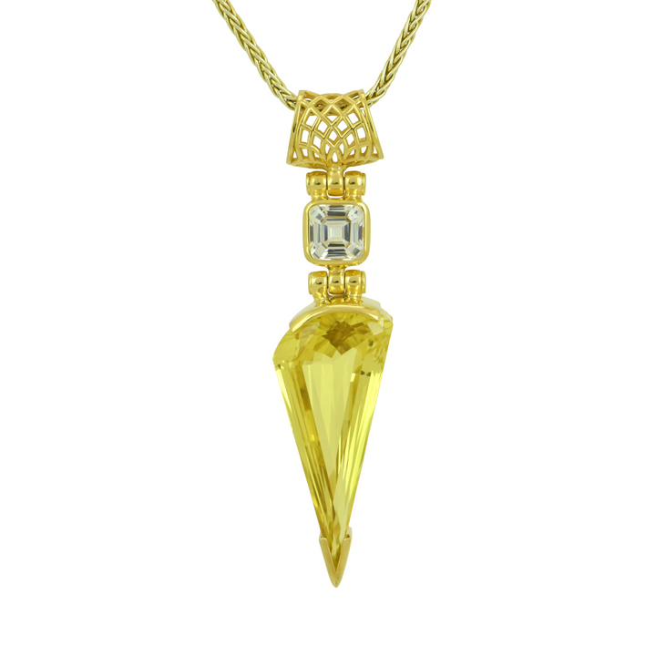 Yellow Sapphire Pendant