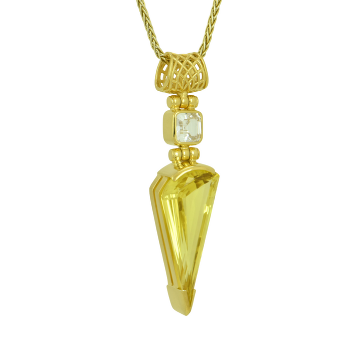 Yellow Sapphire Pendant