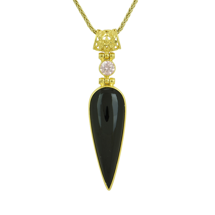 Black Spinel Pendant