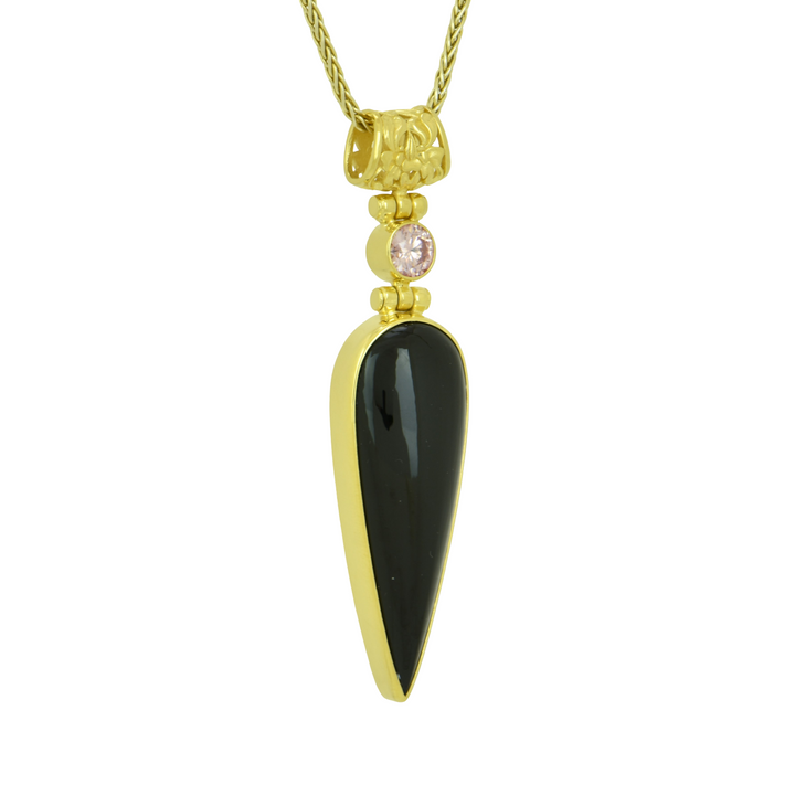 Black Spinel Pendant