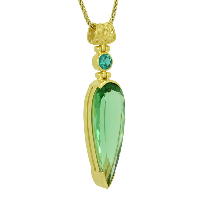 Green Obsidian Pendant
