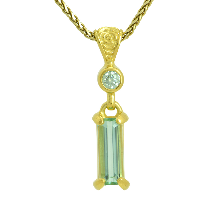 Blue Beryl Pendant